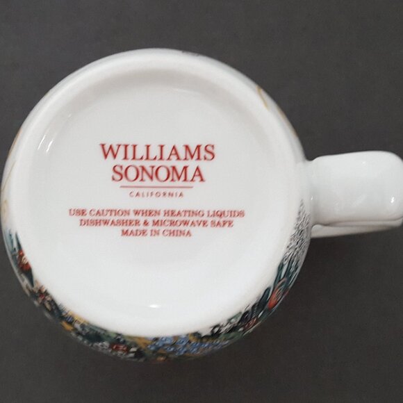 NEW RARE Williams Sonoma Twas the Night Before Christmas Reindeer Mug 14 OZ - Picture 5 of 5